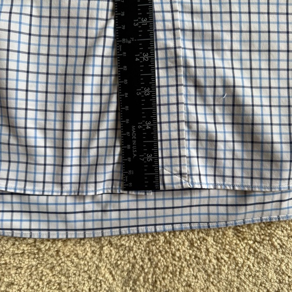 Ralph Lauren Performance Button Down Shirt 3XLT Blue Plaid Long Sleeve - Picture 9 of 9